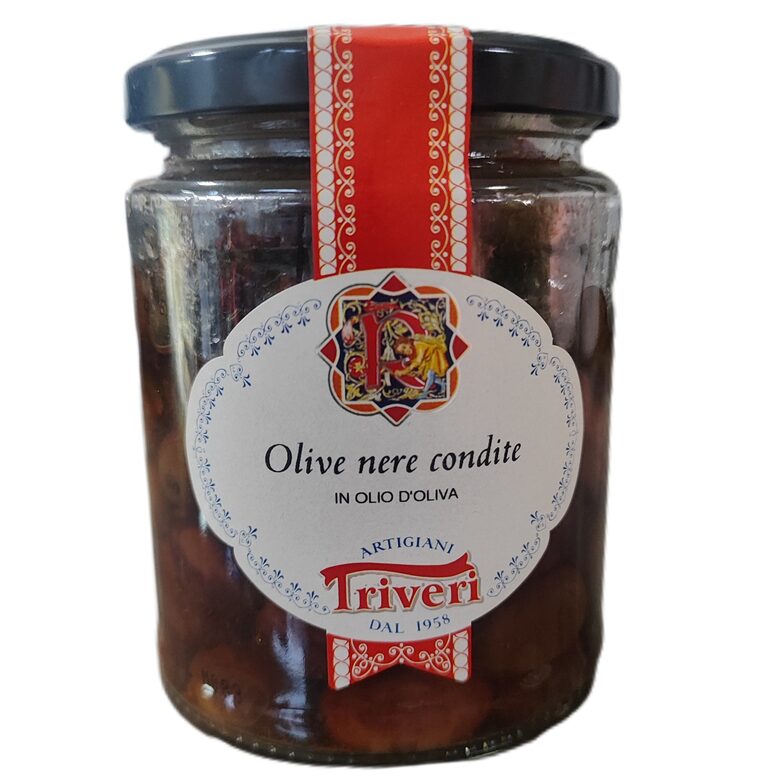 Melnās olīves ar garšvielām 280g
