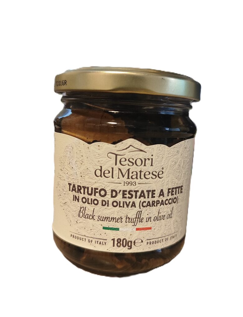 Tartufo nero a fette carpaccio