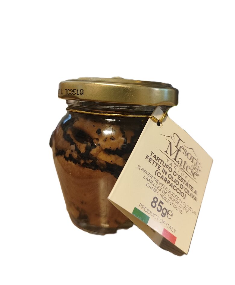 Tartufo nero a fette carpaccio