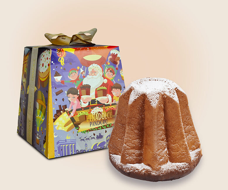 Pre-order: Babbo Natale Pandoro 750 g Gift Box (delivery at the end of October)