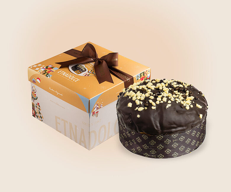 Pre-order: Vulcano Coffee Panettone 750 g Gift Box