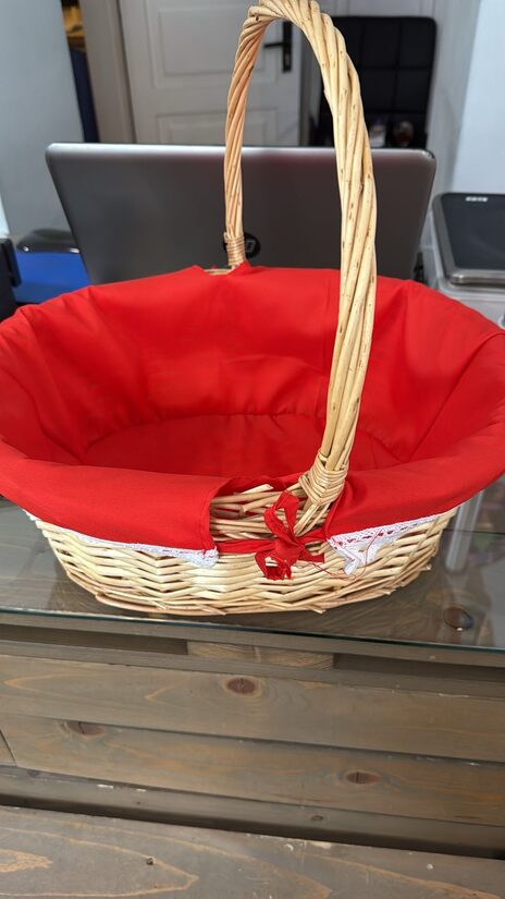 Cestino rosso