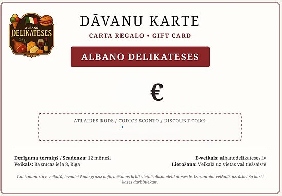 Davana Karte 30 €