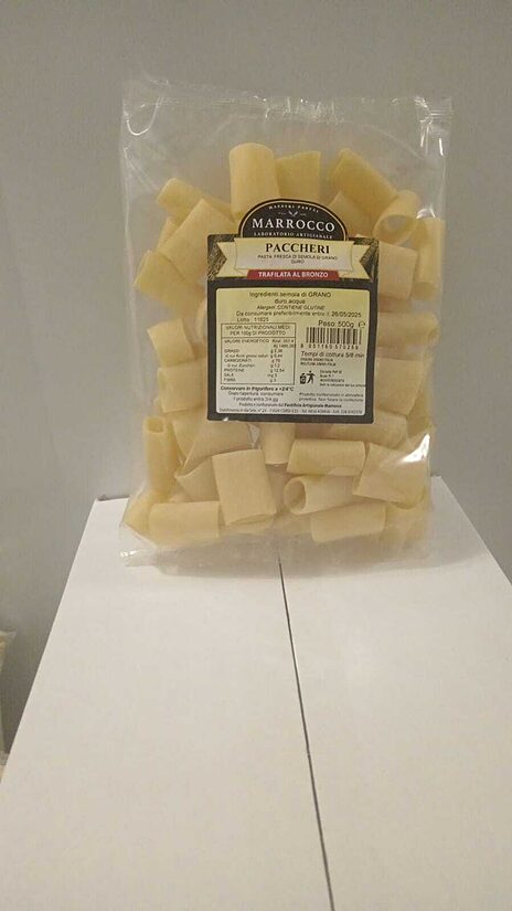 Pasta Marrocco fresca Paccheri 