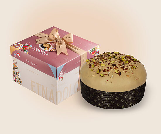 Rezervē!Pnettone crema mandorle 750 g  dāvanu kaste(Panettone tiks piegādāts oktobra beigās)