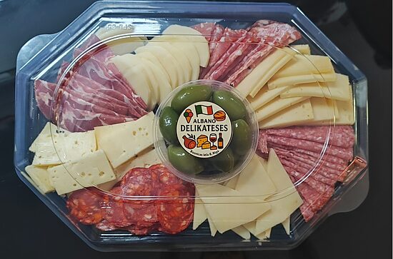 Itāļu sieru un salumi plate