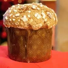 Handmade artisanal panettone